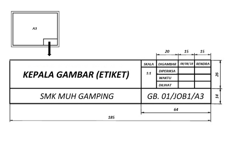 Job 01 Etiket