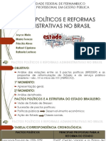 Slides - Pactos Políticos e Reformas Administrativas No Brasil