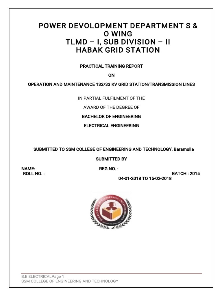 Practical Training Report Habak | PDF