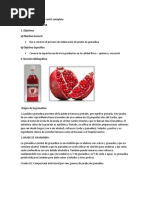 jarabe de granadina y coctel completo