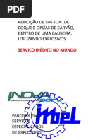 Caldeiras Limpeza de Fornalha Com Explosivo