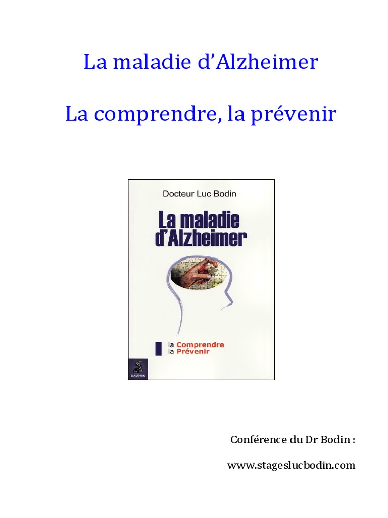 Comprendre la maladie d'Alzheimer | PDF | Maladie d'Alzheimer | Médecine