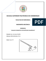 Analisis Cinematico Por Metodos Numericos