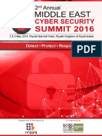 Cyber Security Saudi Brochure 2016 Delegates