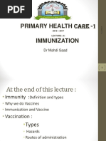 Immunization Program Overview and Schedule | PDF | Vaccines | Vaccination