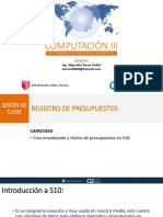 Registro de Presupuesto