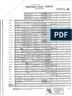 Johan de Meij - Chess, Higlights From (Full Score e Parts) PDF