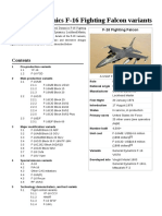 General Dynamics F-16 Fighting Falcon Variants