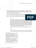 Caracterizacion de Las Ocupaciones de Los Periodos Intermedio Tardio y Tardio. Rivera Et Al 2014