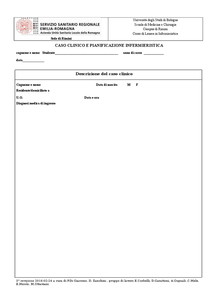 Schema Modelli Gordon - Rev 3 | PDF