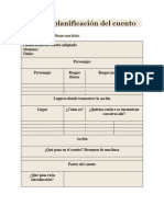 Planificación cuento