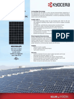 Kyocera 215 Watt High Efficiency Multicrystal Solar Panel