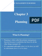 Planning: Strategic Management in Business