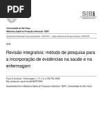Art MENDES Revisao Integrativa Metodo de Pesquisa Para a 2008