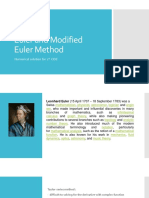 Euler and Modified Euler Method