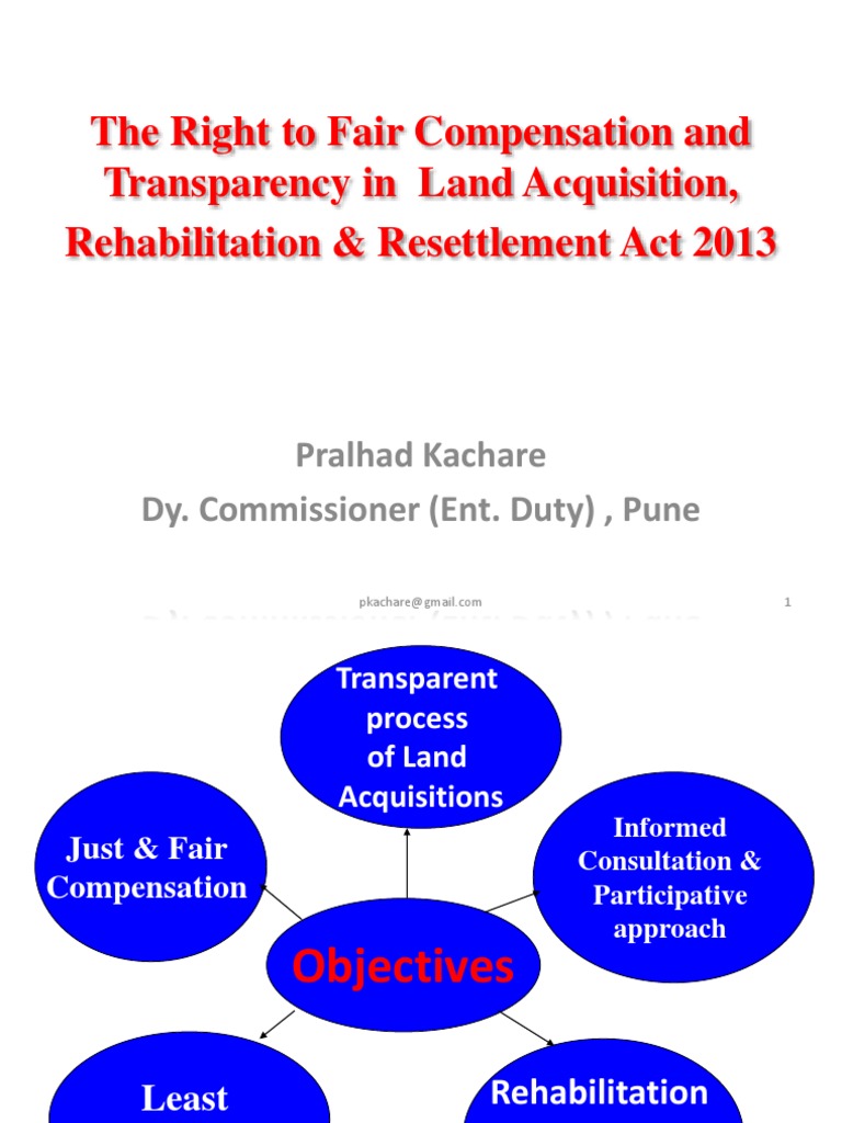 Indian Land Acquisition For Public Purpose The Right To Fair Compensation and Transparency in