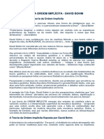 Teoria Da Ordem Implícita - David Bohm