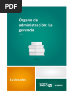 Órgano de Administración. La Gerencia PDF