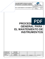 2016523-In-pr-001 Procedimiento General Para El Mantenimiento de Instrumentos Rev A