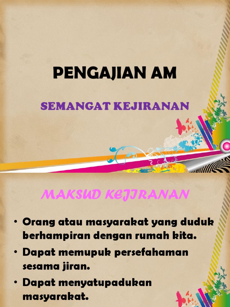 Semangat Kejiranan Pdf