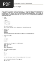 242-Tata Elxsi Technical (C, C++) Paper