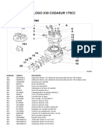 Catálogo de peças X30 Codasur 175cc
