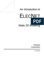 An Introduction To ElecNet For Static 2D Modeling