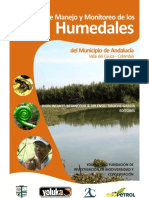2011 Plan de Manejo y Monitoreo de Los Humedales de Andalucia Fundacion Yoluka PDF