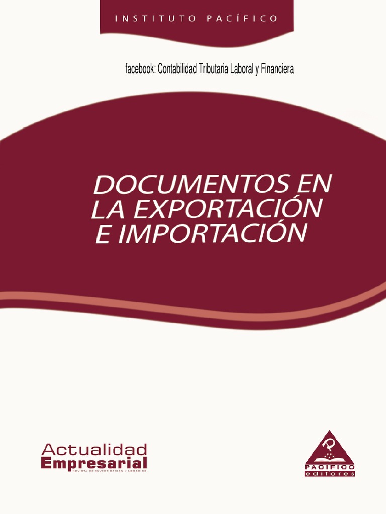 Documentos En La Exportacion E Importacion Pdf Descargar Gratis Pdf