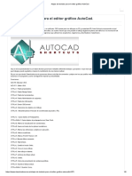 Atajos de Teclado Gráfico AutoCad