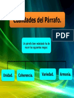 Cualidades Del Parrafo