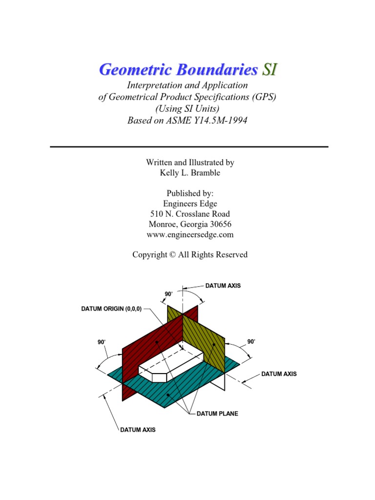 Geometric Boundaries SI Sell Engineering Geometry
