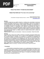 1272241_Robert Paul Wolf e o Ideal Da Universidade