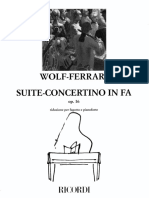 Wolf-Ferrari, E. - Suite-Concertino in F, Op.16 - Piano PDF