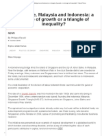 Singapore, Malaysia and Indonesia - A Triangle of Growth or A Triangle of Inequality - Equal Times