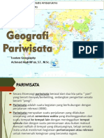 Materi 1 - Pengantar Geografi Pariwisata