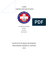 Paper Cardiovaskuler System: Institute of Health Science Pekanbaru Medical Center 2018