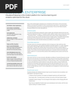 Cloudera Enterprise Datasheet