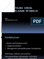 Histoplatologi Ginjal Akibat Kelainan Metabolik