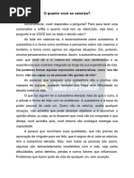 O Quanto Vocu00ea Se Valoriza