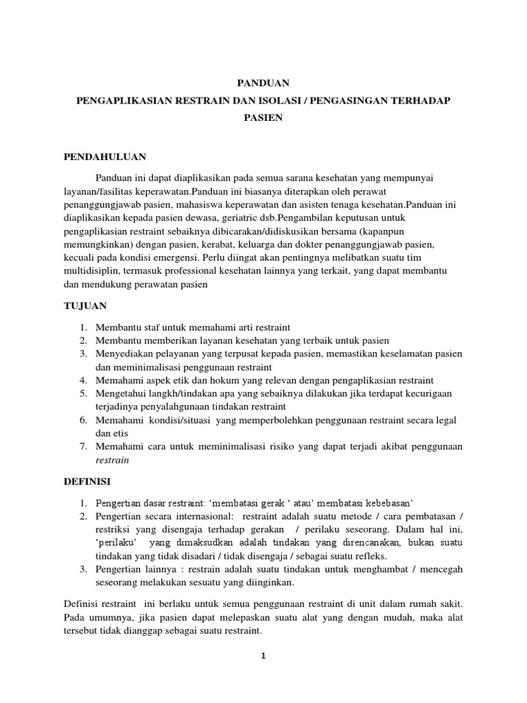 Panduan Restrain Pdf