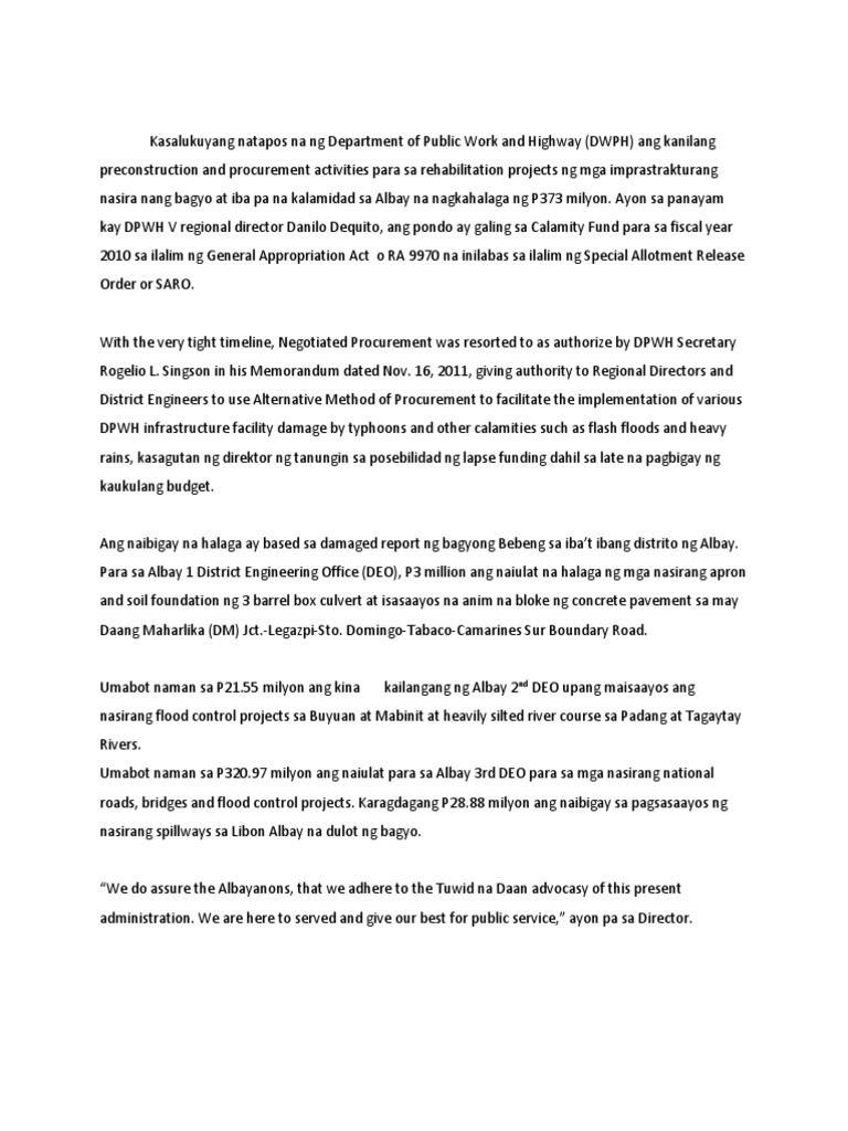Exercises For Copyreading Filipino | PDF