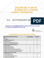 Actividades de Cierre