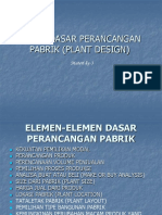 Dasar Dasar Perancangan Pabrik Plant Design