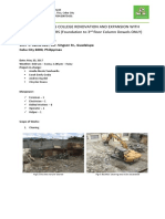 Golden Success College Renovation and Expansion With ADDITIONAL FLOORS (Foundation To 3 Floor Column Dowels ONLY)