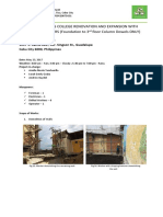 Golden Success College Renovation and Expansion With ADDITIONAL FLOORS (Foundation To 3 Floor Column Dowels ONLY)