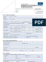 4912 TP01RegistrationasaTaxPractitionerorchangeofregisteredparticulars