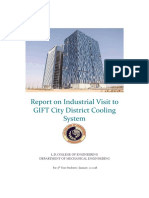 Report On DCS (District Cooling System) GIFT CITY, GANDHINAGAR Industrial Visit