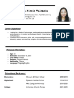 Andrea Nicole Valencia: Career Objectives