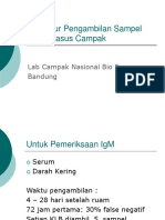 10.presentasi Pengambilan Sampel Campak